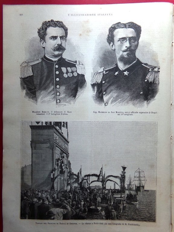 L'illustrazione Italiana 20 Marzo 1887 Terremoto Liguria Dogali Separazione Roma | Immagine Gallery 3