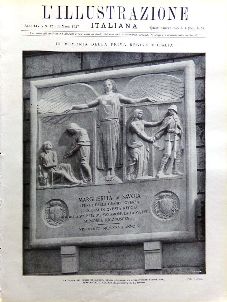 L'Illustrazione Italiana 20 Marzo 1927 Agricoltura Verona Sindacato Giornalisti