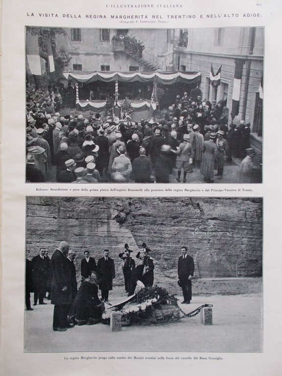 L'Illustrazione Italiana 20 Novembre 1921 Nazario Sauro Notturno di D'Annunzio