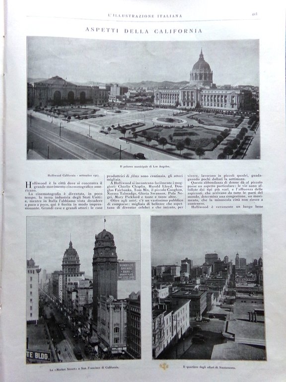 L'Illustrazione Italiana 20 Novembre 1927 Nobel Grazia Deledda Moschea Cairo …