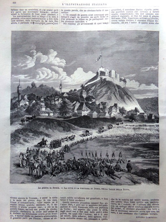 L'Illustrazione Italiana 20 Ottobre 1878 Cani Sassina Esercito Austro-Ungarico | Immagine Gallery 2