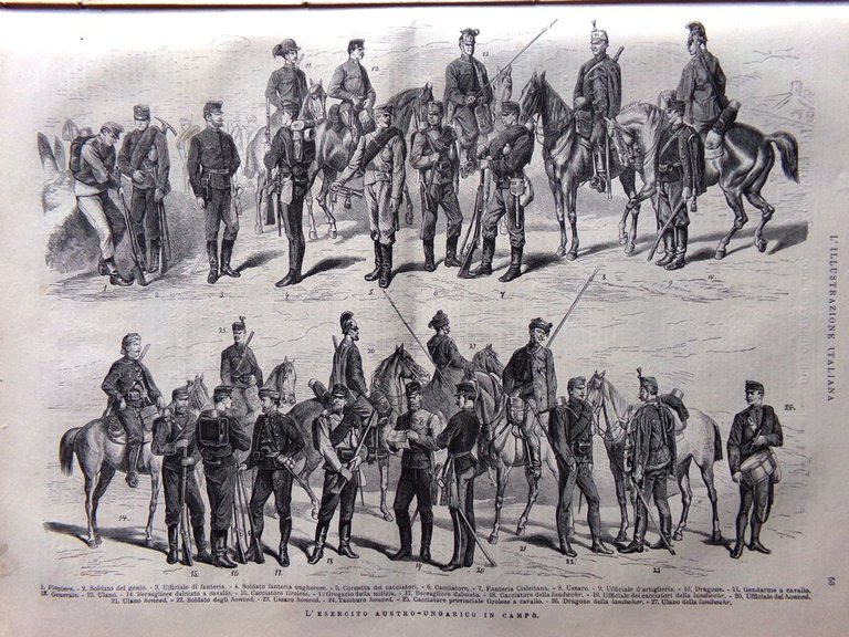 L'Illustrazione Italiana 20 Ottobre 1878 Cani Sassina Esercito Austro-Ungarico | Immagine Gallery 4