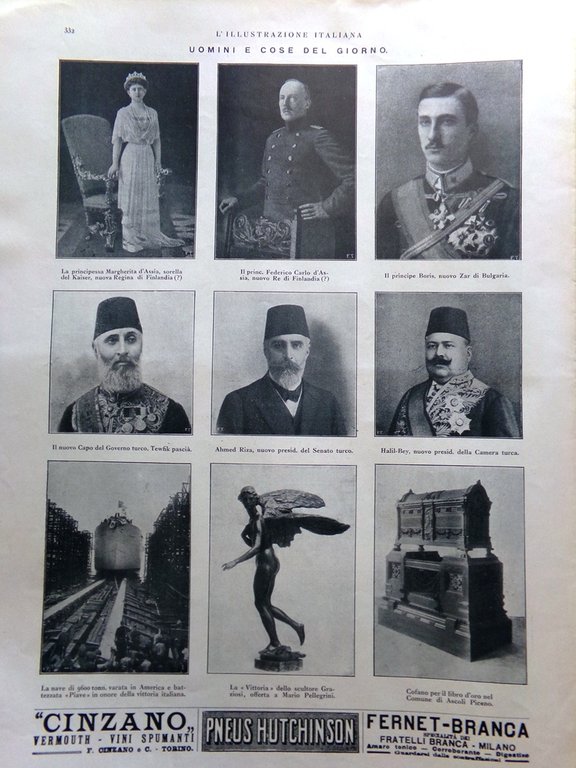 L'Illustrazione Italiana 20 Ottobre 1918 WW1 Laon Nisc Fiandra Haardt …