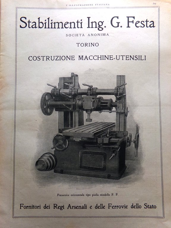 L'Illustrazione Italiana 20 Ottobre 1918 WW1 Laon Nisc Fiandra Haardt …