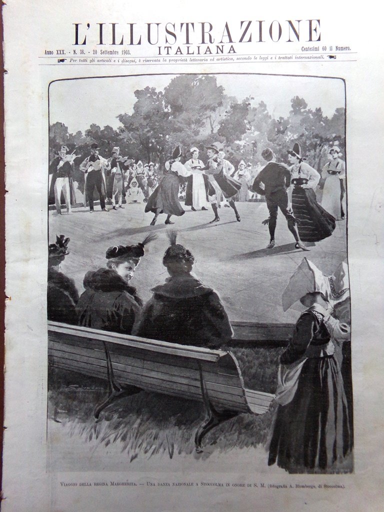 L'Illustrazione Italiana 20 Settembre 1903 Margherita Vallombrosa Assisi Asmara