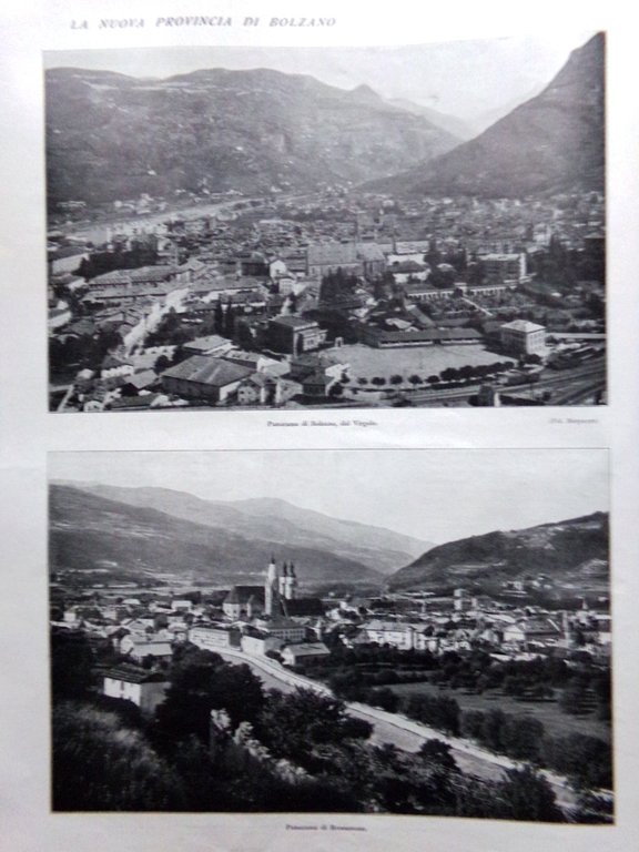 L'Illustrazione Italiana 21 Agosto 1927 Provincia Bolzano Lavori Pubblici Raggi