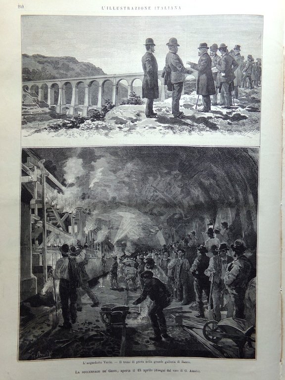 L'Illustrazione Italiana 21 Aprile 1889 Duomo di Carignano Gaidano Borelli …