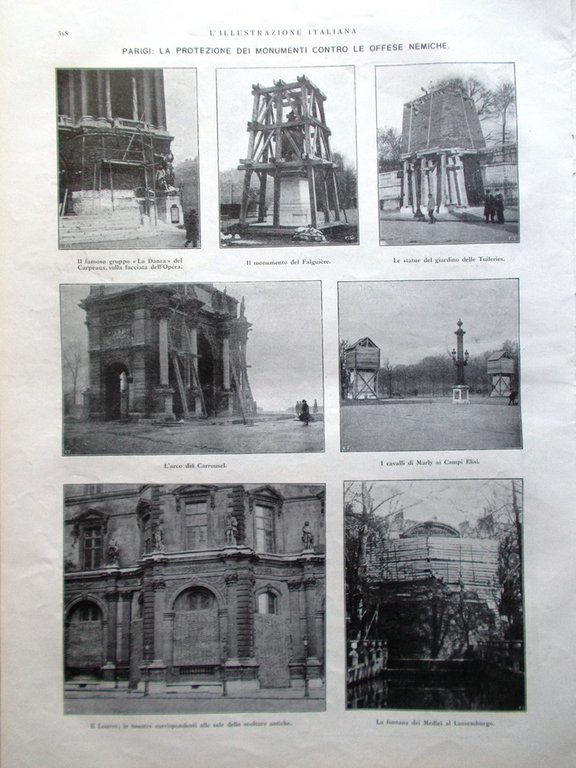 L'Illustrazione Italiana 21 Aprile 1918 WW1 Rovereto Romano Dazzi Tedeschi …