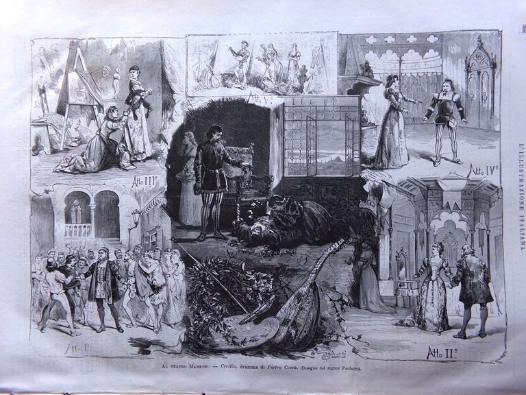 L'Illustrazione Italiana 21 Dicembre 1879 Cecilia Cossa Nozze Re di … | Immagine Gallery 2