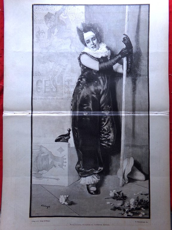 L'Illustrazione Italiana 21 Dicembre 1889 Verga De Amicis Foscarini Spagnoli …