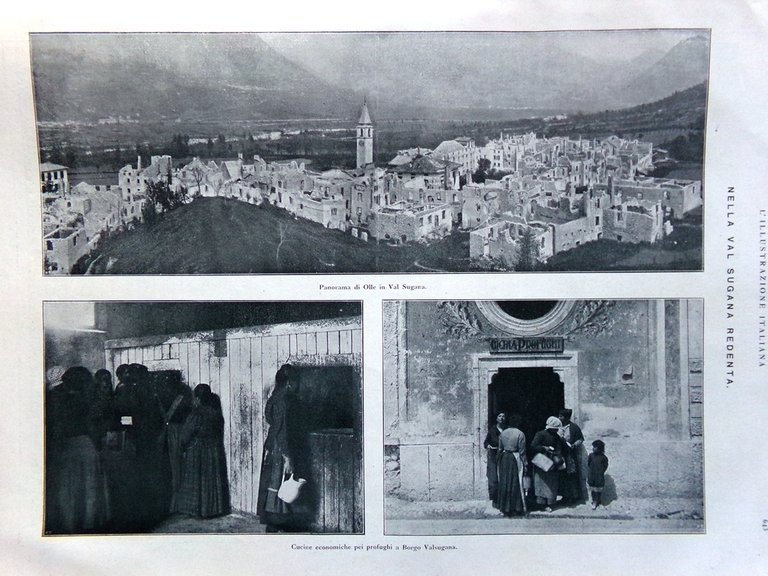 L'Illustrazione Italiana 21 Dicembre 1919 Valsugana Leda Leonardo Sauro Anatolia