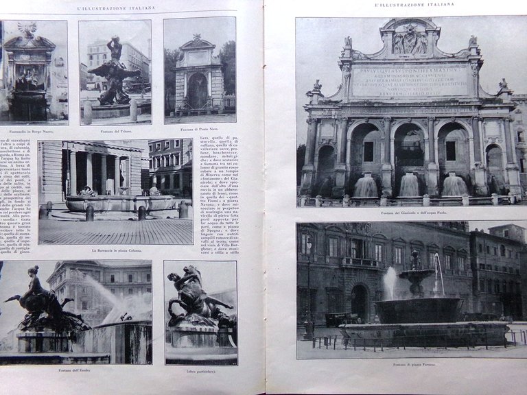L'Illustrazione Italiana 21 Dicembre 1924 Natale Fontane Roma Università Trieste | Immagine Gallery 3