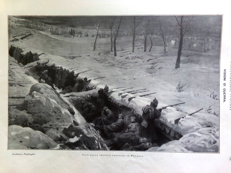 L'illustrazione Italiana 21 Febbraio 1915 WW1 Piccini Calabresi Tevere Garibaldi