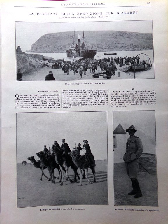 L'Illustrazione Italiana 21 Febbraio 1926 Giarabub Pitoeff Brasini Roma Torino | Immagine Gallery 4