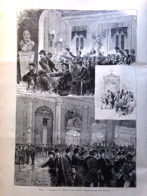 L'illustrazione Italiana 21 Gennaio 1883 Monnier Gambetta Inondazione di Verona