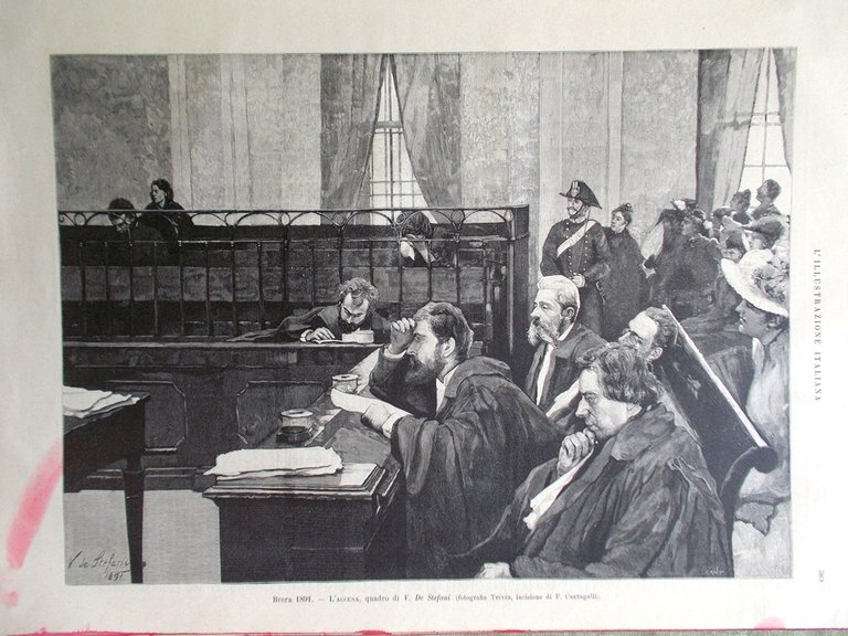 L'Illustrazione Italiana 21 Giugno 1891 Olevano Romano Fanoli Curci Poligono …