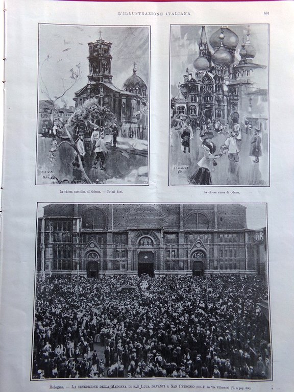 L'Illustrazione Italiana 21 Giugno 1908 Odessa Agricoltura Parmense Lyda Borelli | Immagine Gallery 3