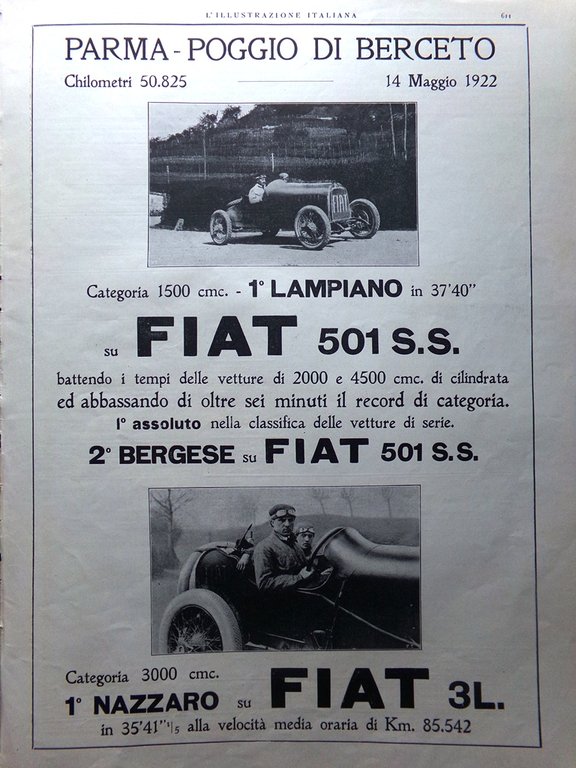 L'Illustrazione Italiana 21 Maggio 1922 Università Padova Fiorentina Primaverile | Immagine Gallery 4