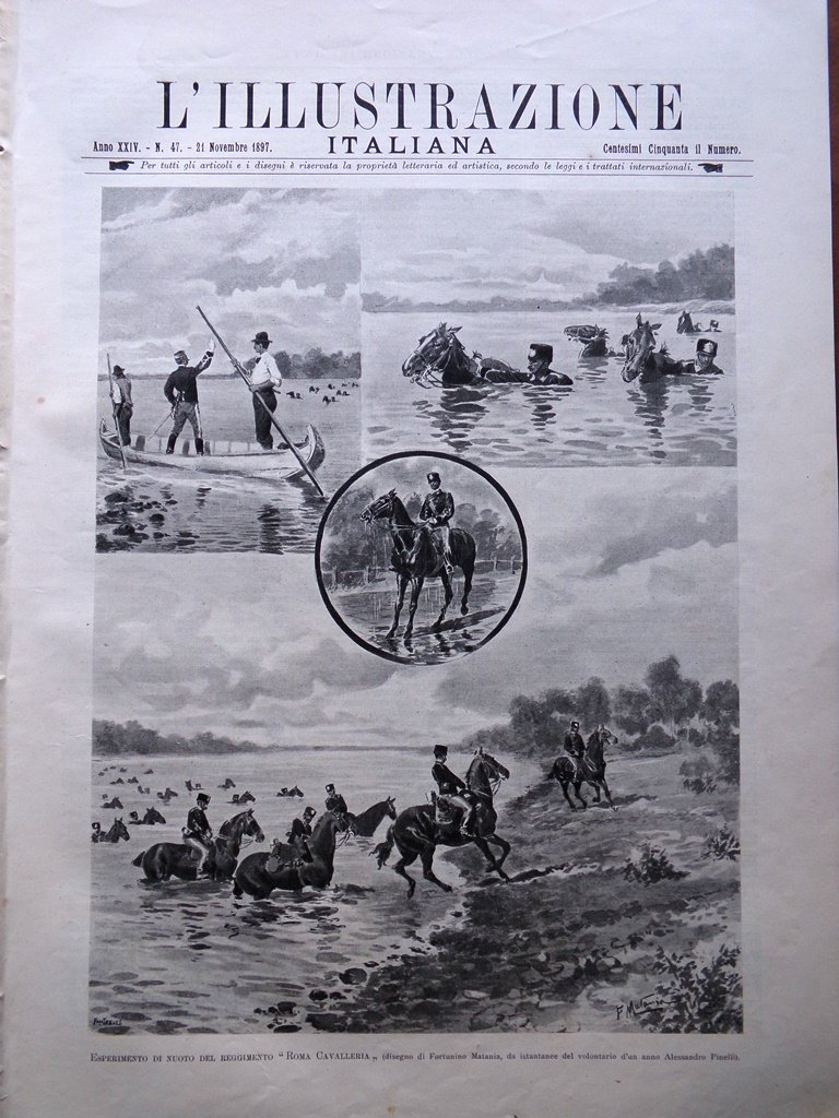 L'illustrazione Italiana 21 Novembre 1897 Cecchi Lafolè Strepponi Expo di …