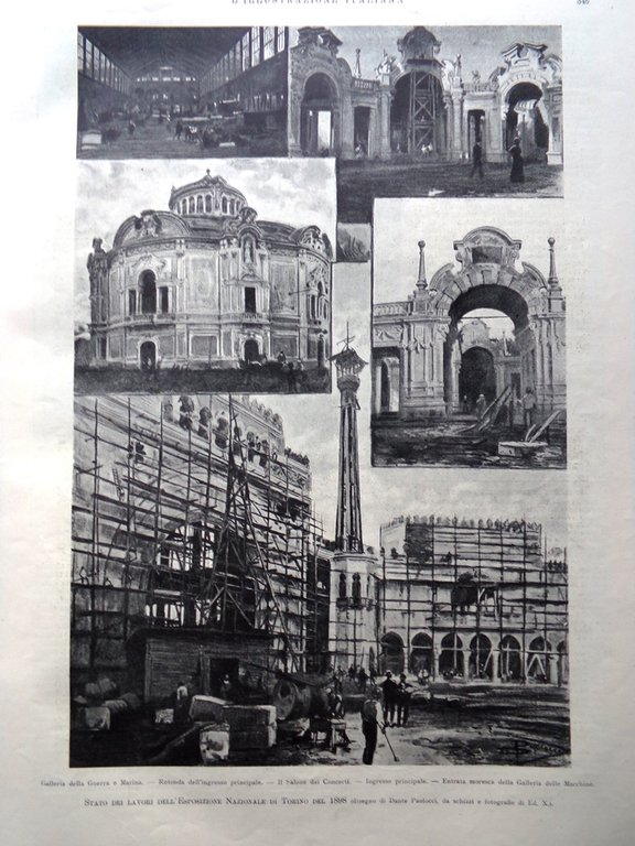 L'illustrazione Italiana 21 Novembre 1897 Cecchi Lafolè Strepponi Expo di …