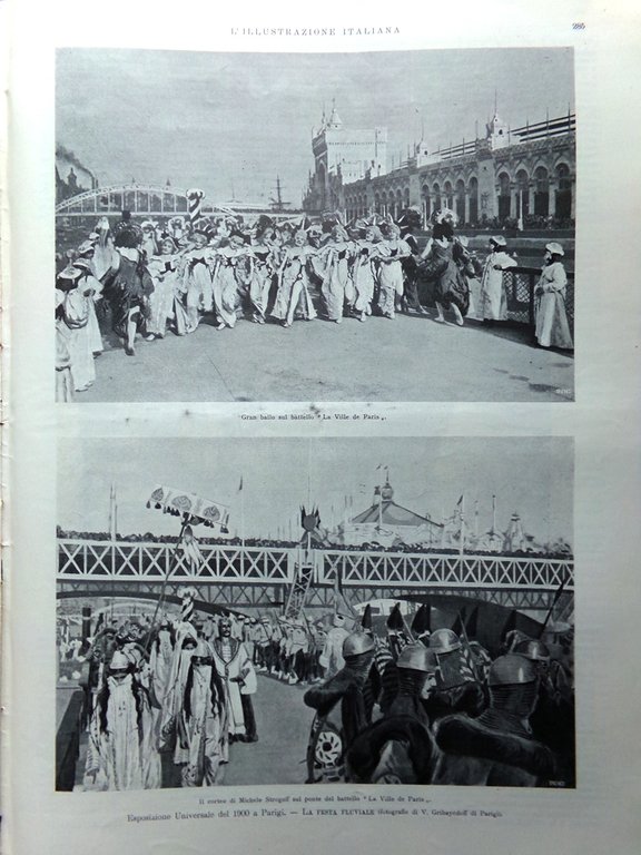 L'Illustrazione Italiana 21 Ottobre 1900 Giuseppe Verdi Porto di Genova …