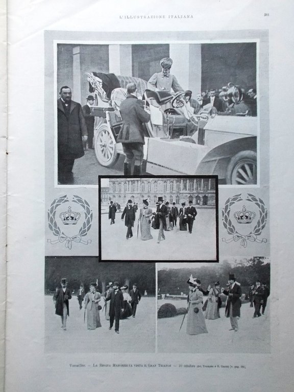 L'Illustrazione Italiana 21 Ottobre 1906 Carminati Zar Nicola II Epernon …