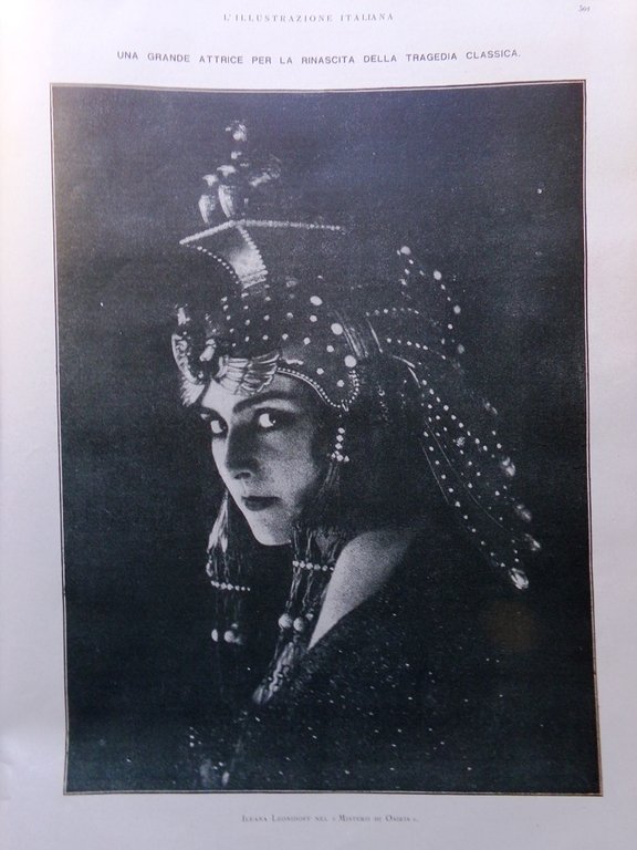 L'Illustrazione Italiana 21 Settembre 1919 Fiume Libera Trieste Ileana Leonidoff