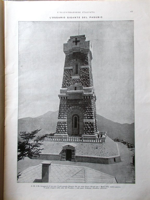L'Illustrazione Italiana 22 Agosto 1926 Ossario Pasubio Ponti di Venezia … | Immagine Gallery 3
