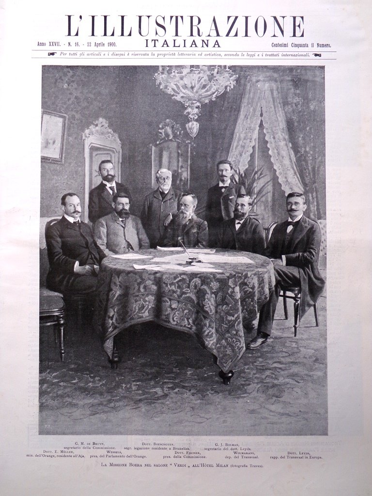 L'Illustrazione Italiana 22 Aprile 1900 Esposizione Parigi Missione Boera Pincio