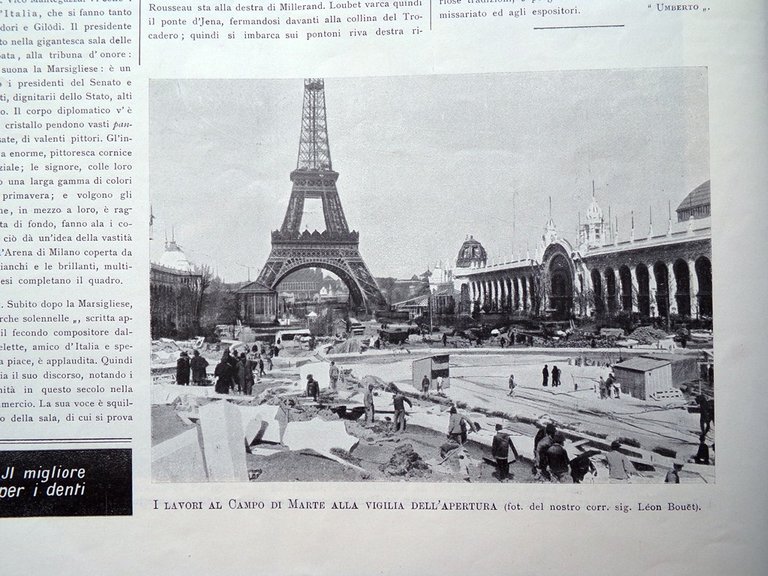 L'Illustrazione Italiana 22 Aprile 1900 Esposizione Parigi Missione Boera Pincio