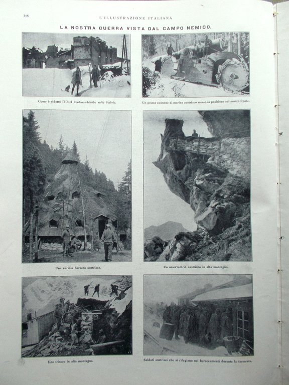 L'Illustrazione Italiana 22 Aprile 1917 WW1 Foch Venezia Nero Primo …