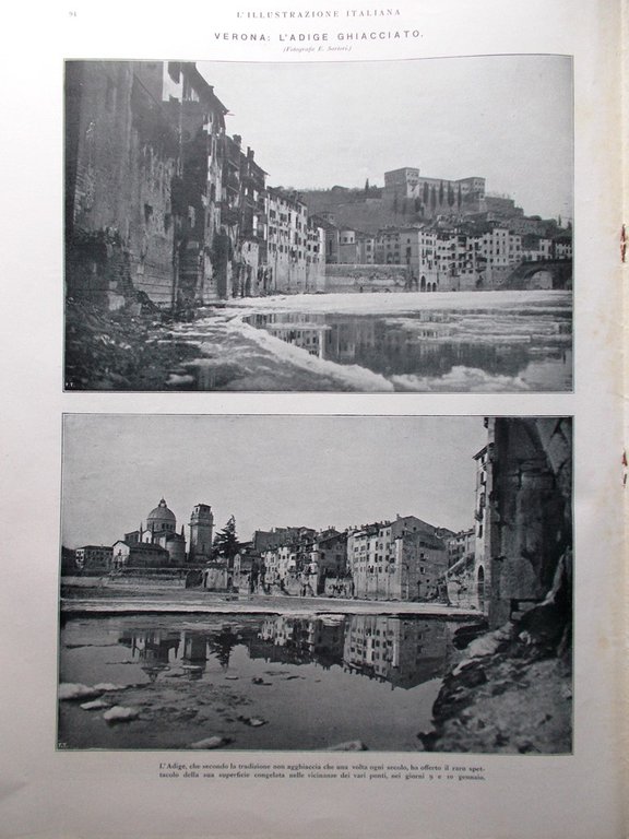 L'Illustrazione Italiana 22 Gennaio 1922 Eleonora Duse Adige Villa del …