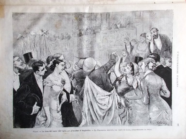 L'Illustrazione Italiana 22 Giugno 1879 Eruzione Etna Rotta del Po …