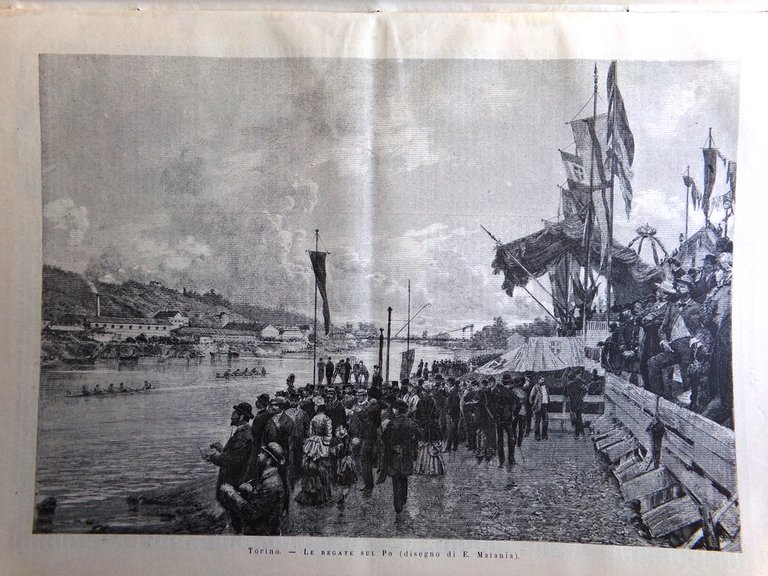 L'Illustrazione Italiana 22 Giugno 1884 Feste Pompeiane Mercuri Cavour Santena | Immagine Gallery 5