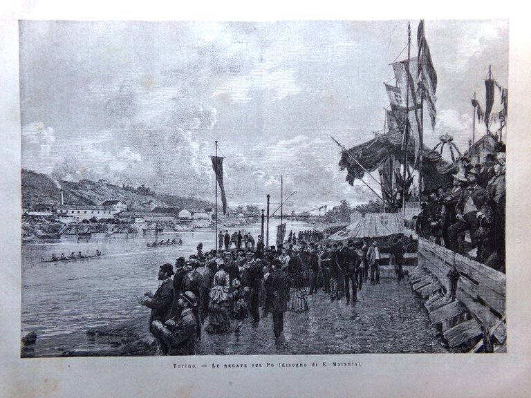 L'Illustrazione Italiana 22 Giugno 1884 Feste Pompeiane Mercuri Cavour Santena | Immagine Gallery 6