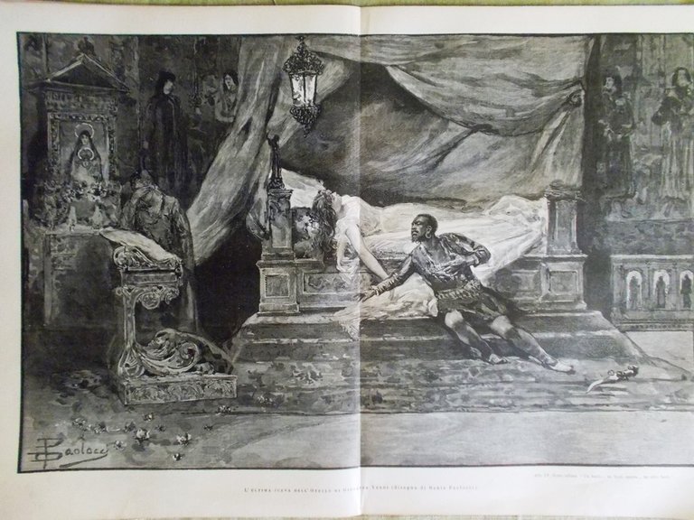 L'illustrazione Italiana 22 Maggio 1887 Margotti Cecchi Taranto Otello di …