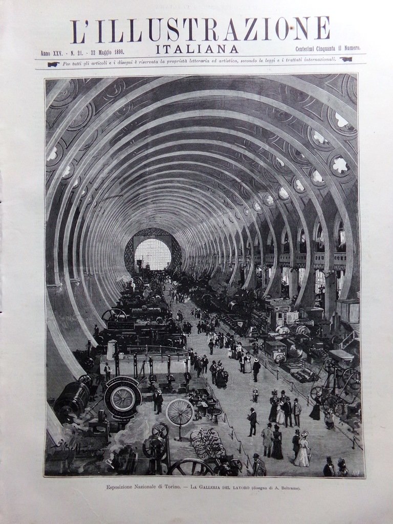 L'Illustrazione Italiana 22 Maggio 1898 Rivolta di Milano Baggi Gladsone …