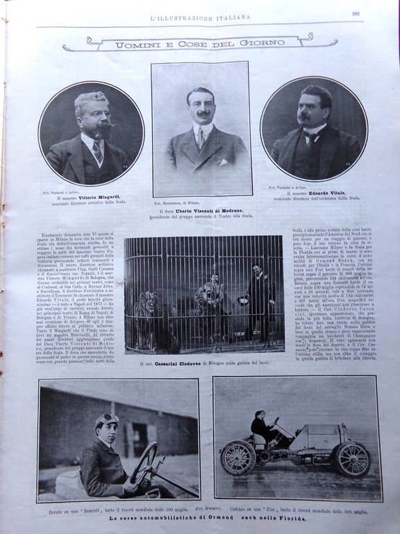 L'Illustrazione Italiana 22 Marzo 1908 Funerali Edmondo De Amicis Giovanna … | Immagine Gallery 4