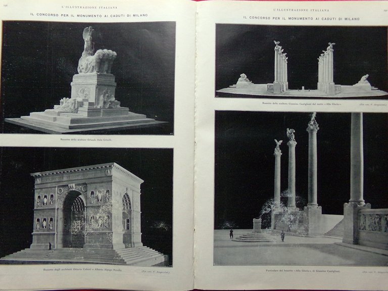L'Illustrazione Italiana 22 Marzo 1925 Fiume Bozze Monumento Caduti Milano … | Immagine Gallery 3