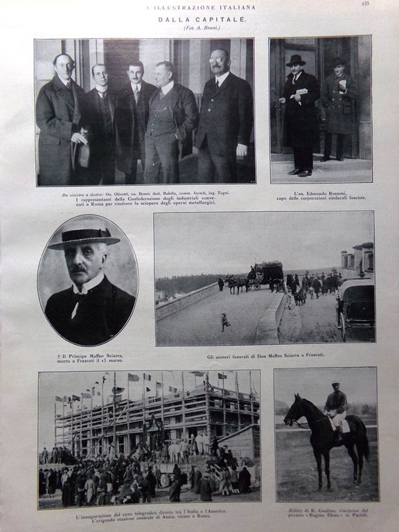 L'Illustrazione Italiana 22 Marzo 1925 Fiume Bozze Monumento Caduti Milano … | Immagine Gallery 4