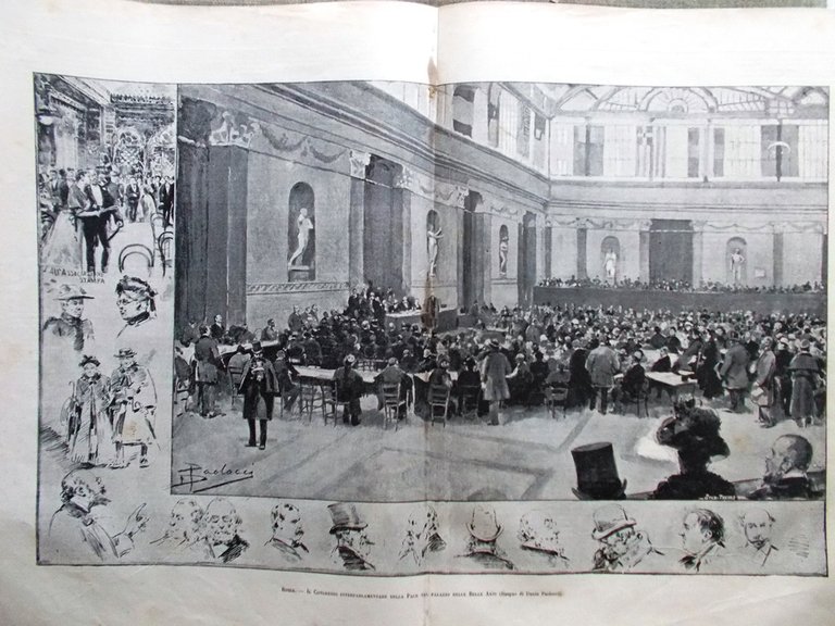 L'Illustrazione Italiana 22 Novembre 1891 Viterbo Ponte Galera Giacinto Gallina