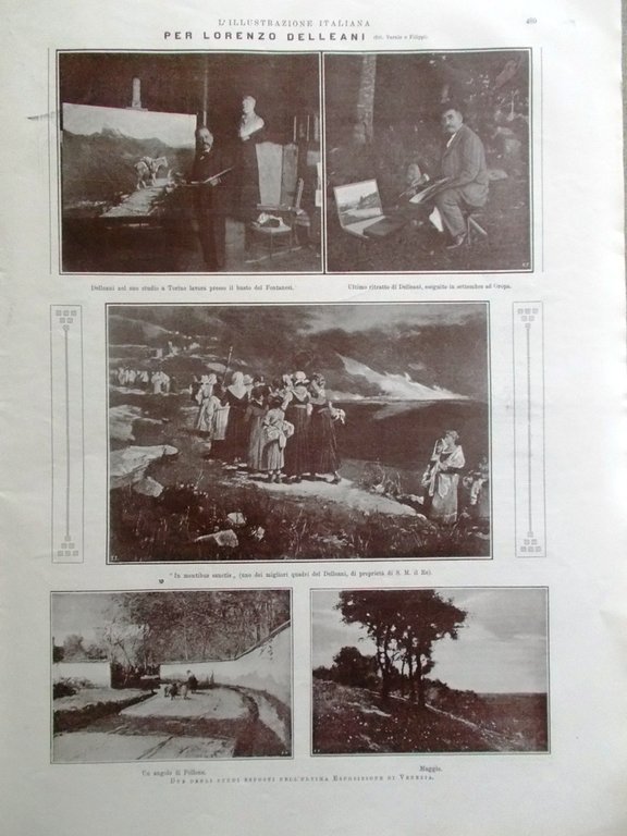 L'illustrazione Italiana 22 Novembre 1908 Pio X Lorenzo Dellani Albergatori … | Immagine Gallery 3