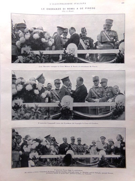 L'Illustrazione Italiana 22 Novembre 1925 Cingolo Alfa Romeo Arte Parigi … | Immagine Gallery 2