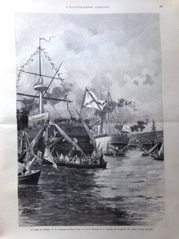 L'Illustrazione Italiana 22 Ottobre 1893 San Martino Pedrotti Gounod Rosa …