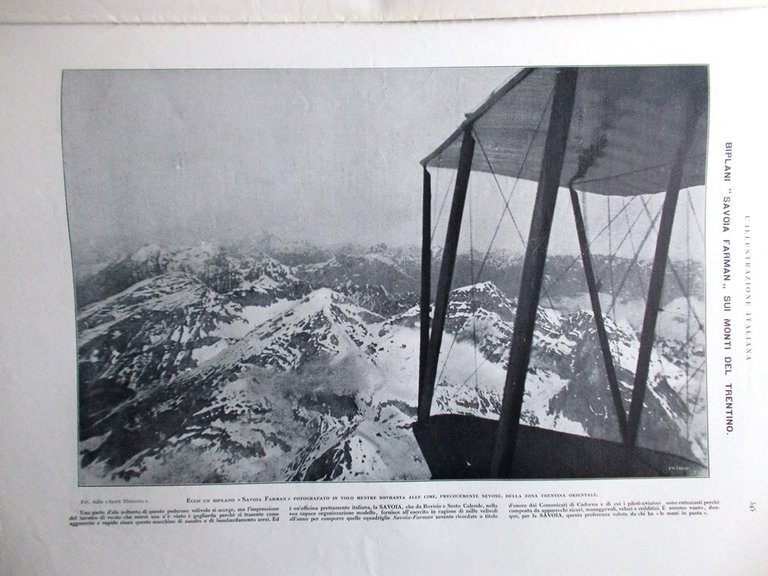 L'illustrazione Italiana 22 Ottobre 1916 WW1 Valsugana Adriatico Farman Gorizia