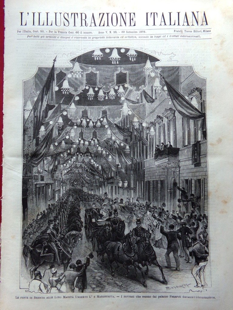 L'Illustrazione Italiana 22 Settembre 1878 Hadzi Loja Bosnia Cameron Africa … | Immagine principale