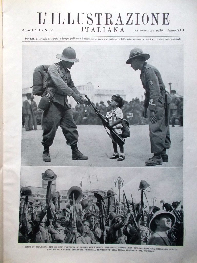 L'Illustrazione Italiana 22 Settembre 1935 Padova Tiro Segno Rotary Marconi …