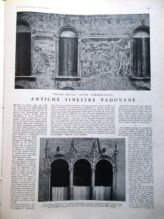 L'Illustrazione Italiana 22 Settembre 1935 Padova Tiro Segno Rotary Marconi …