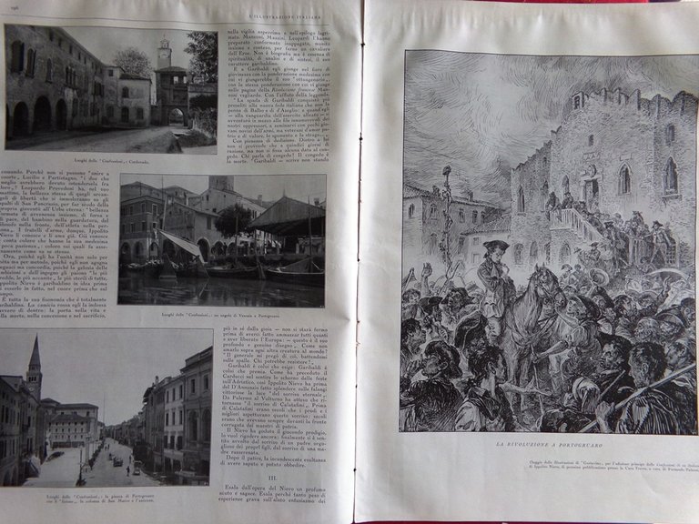 L'illustrazione Italiana 23 Agosto 1931 Speciale Centenario Ippolito Nievo Poeta