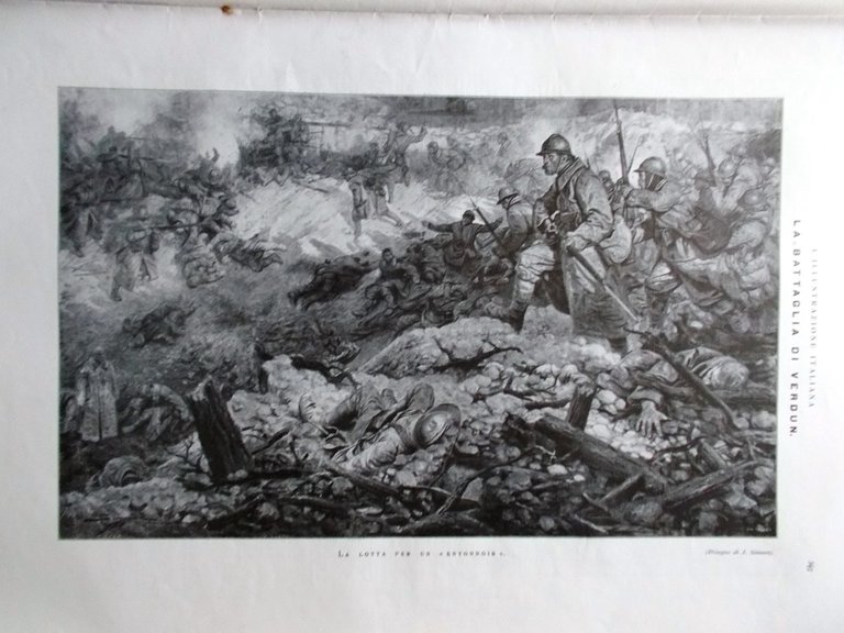 L'illustrazione Italiana 23 Aprile 1916 WW1 Pitrè Tor Quinto Verdun …